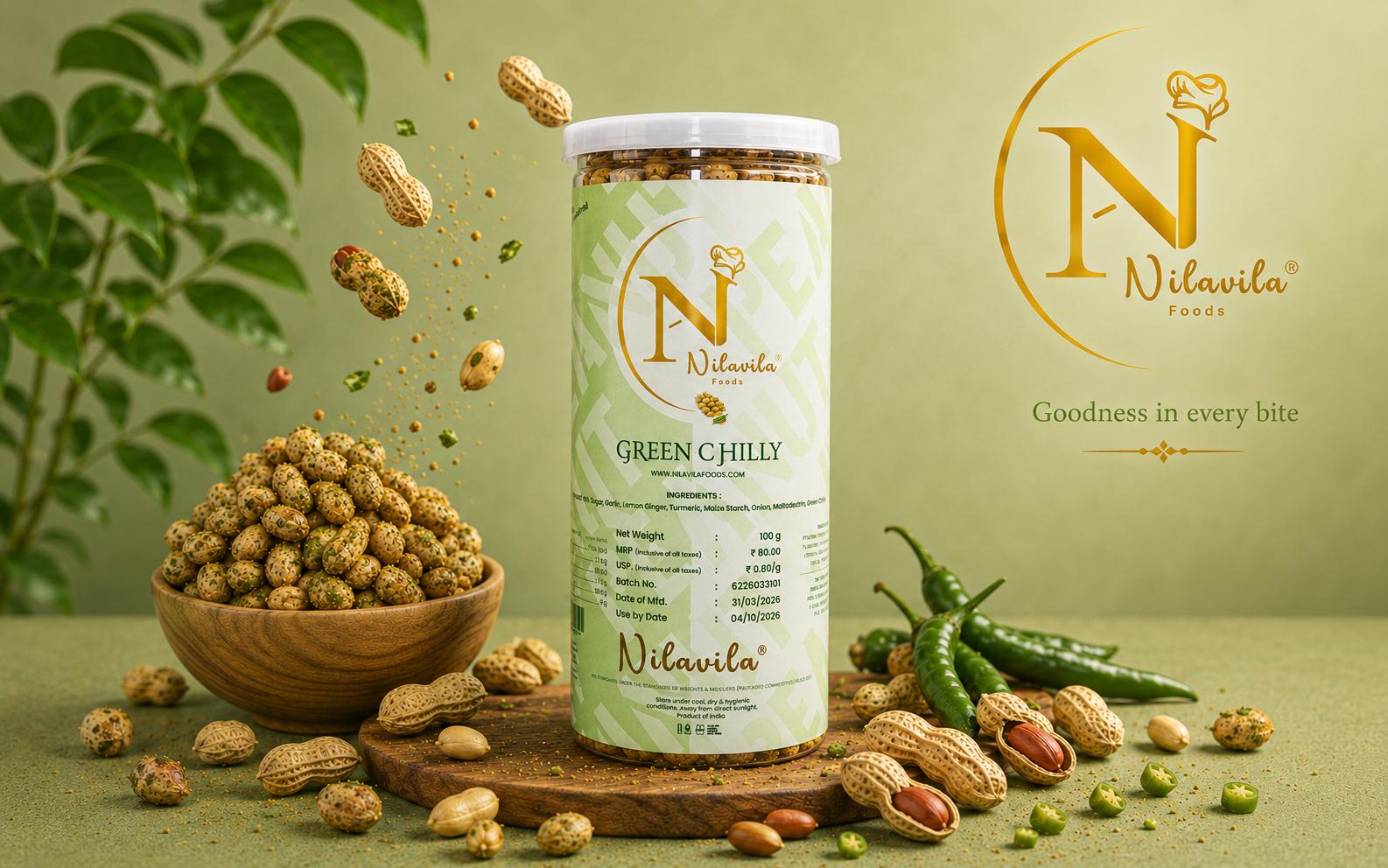 Nilavila Green Chilly Peanuts